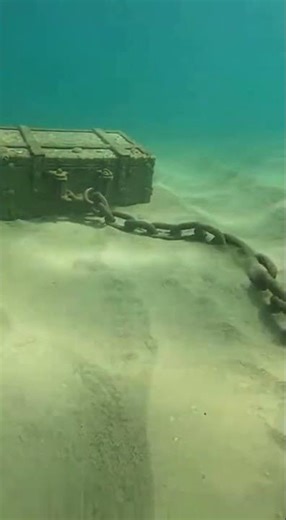 This Heavy Box Was Chained to the Ocean Floor…