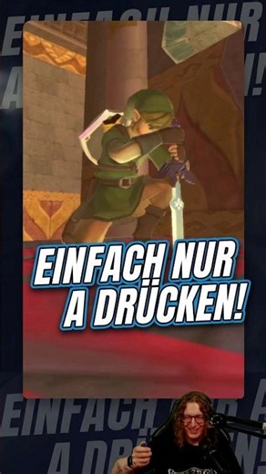 Ach?! Man muss einfach nur den A-Knopf Drücken! #gaming #skywardswordhd #skywardsword #zelda #funny