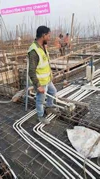 electrical slab open conduitting work #electrician #viralvideo