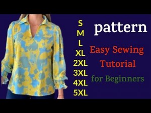 Blouse Pattern 2025 | Easy & Beautiful DIY Top Design ✂️ (Cut & Draft)
