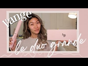 QUICK AND EASY CURLS! TRYING THE L'ANGE LE DUO GRANDE AIRFLOW | Nadia Ngo