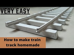 How to make train track with cardboard|| homemade very easy|| train track making