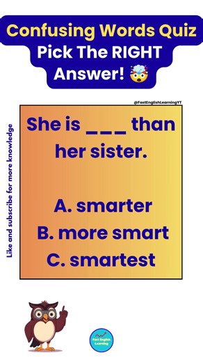 99% Get This Confusing Words Question WRONG! 😳🔥 Can You Pick the Right Answer?