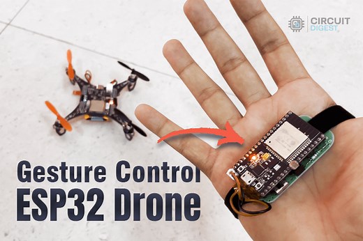 DIY Gesture Control Drone using Python with LiteWing and ESP32