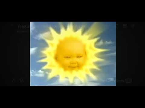 Baby sun teletubbies bye bye