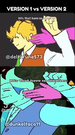 Jaboner - This is the kindest character! VERSION 1 vs VERSION 2 #deltarune #deltarunememe