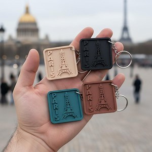 3D Printed Paris Keychain – Eiffel Tower Keyring – Paris City Souvenir - Etsy UK