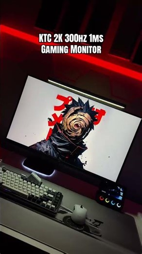 KTC 2K 300hz 1ms Gaming Monitor gaming monitor #setup #pcsetup #gaming #monitor