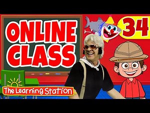 Online Class #34 for Kids ♫ Baby Shark Circus ♫ Brain Breaks ♫ Kids Songs by The Learning Station