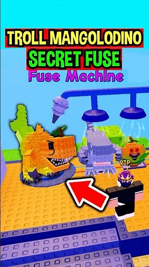 SECRET TROLL MANGOLODON FUSE in Plants Vs Brainrots..