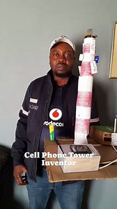 He invented a cell phone tower that can work on cellular network such as Vodacom, Cell C and Telkom due to the lack of network coverage in his community. | Kasi Hustlers
