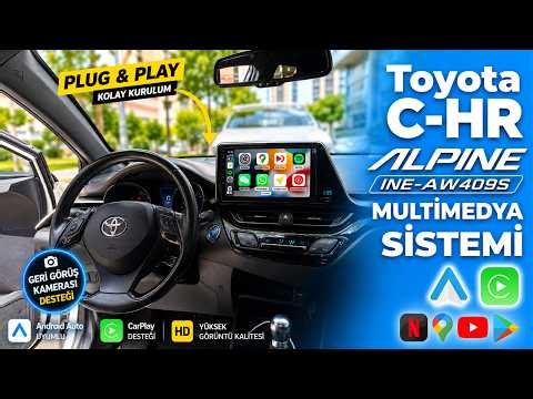Toyota C-HR 2016–2020 | Alpine 409S Multimedia Installation with CarPlay & Android Auto Support (...