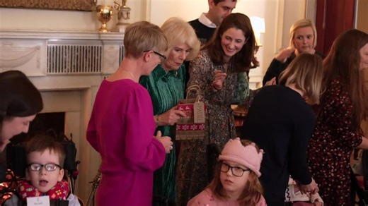 13K views · 899 reactions | Queen Camilla invited some little helpers to decorate the Christmas tree at Clarence House. During the event, Her Majesty treated the children to some festive surprises, as well as a visit from Father Christmas and his reindeer. | The Royal Family Channel | Facebook
