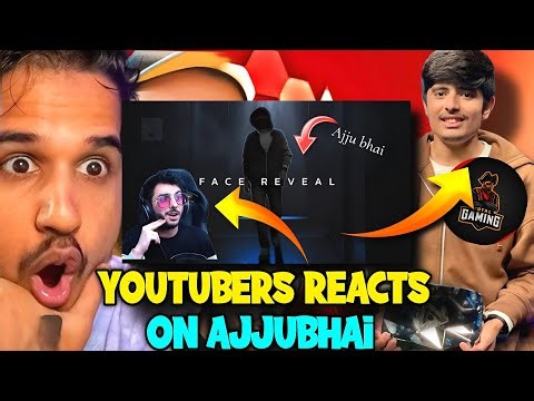 Carryminati reacts on ajjubhai face reveal 🤯 || triggered insaan reacts and Desi gamer reacts 😱 ||