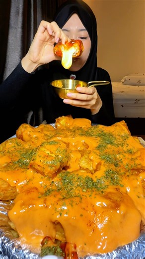 MUKBANH DIMSUM KEJU MAYO BULDAK BUAT SE-RT?! 😧