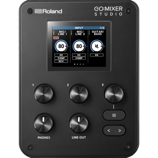 Roland GO:MIXER STUDIO Portable Audio Interface