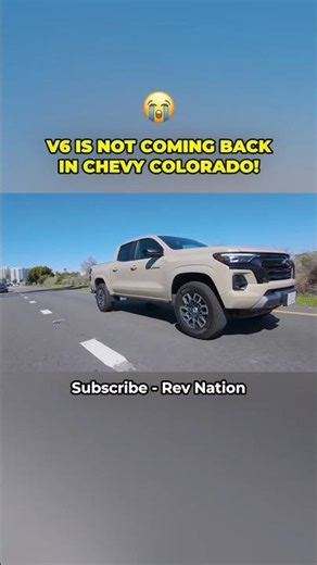 V6 Is Not Coming Back In Chevy Colorado! #chevycolorado #coloradozr2