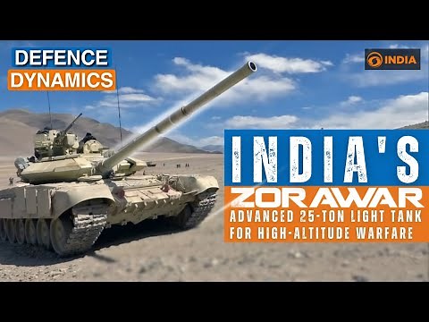 India's Zorawar: Advanced 25-Ton Light Tank for High-Altitude Warfare | Defence Dynamics