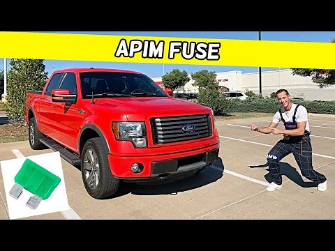 FORD F150 ACCESSORY PROTOCOL INTERFACE MODULE FUSE APIM FUSE LOCATION REPLACEMENT F 150 2009 - 2014