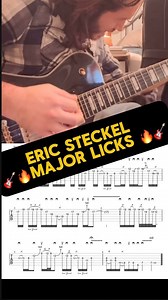 My friends at GuitarPro tabbed out another one of my licks for y’all. This is a fast ascending run in E major. 💪🏻 | Eric Steckel