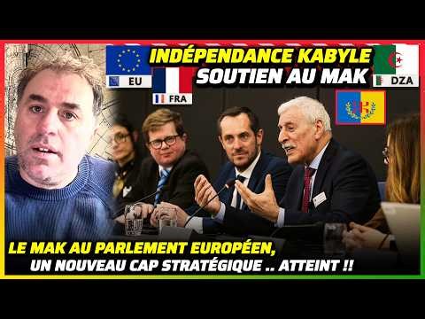 Indépendance de la Kabylie : Mouvement MAK .. Au Parlement Européen !! #algerie #france #kabylie