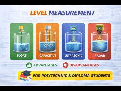 Level Measurement Methods | Float, Capacitive & Ultrasonic Explained | Full Concept Explained