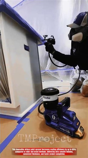 Innovative Airless Paint Sprayer System : Best Smooth Uniform Surface Coating