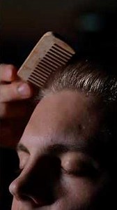 Slow hair brushing ASMR 🌙 #asmr #maleasmr #relax #massage #asmrvideo