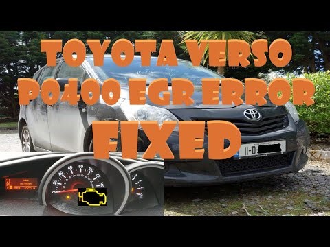 Toyota Verso P0400 Fix