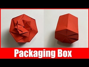Origami Packaging | DIY Heptagonal Gift Box | Gift Packaging Ideas in 2020