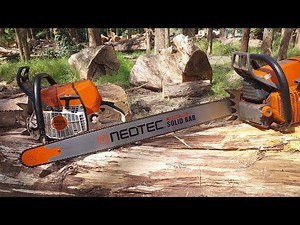 neo-tec NS892 chainsaw power v's stihl 661c chainsaw 36" bar part 1
