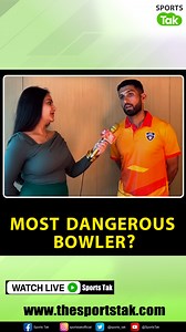 Which bowler is more difficult to play in today's world cricket?| Sports Tak #cricket #sikandarraza #raza #viralvideo #viralreel #viralreels #viralinstagram #indianpremierleague #CRICKETvideo #t20cricket #t20viral | Sports Tak