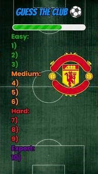 Guess these football clubs by their logos ⚽ | Football quiz