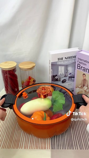 Micro-Pressure Cooker,Micro Pressure Cooking Pot,Pumpkin,Shaped Pressure#fyp #goodthing #newyearnewme #tiktokshopjumpstartsale #pressurecooker