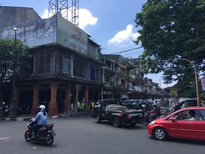 Jalan Sulawesi (Sulawesi Street) in Denpasar, Indonesia