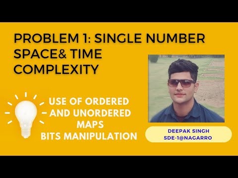 Space & Time Complexity || Leetcode Competition || Coding Challenges || Bits Manipulation || Maps