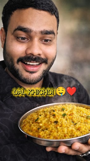 Dal Khichdi Recipe 😋 | Simple & Healthy Khichdi #shorts