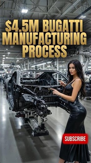 $4.5 Million Bugatti Tourbillon Manufacturing Process 2025 – Carbon Fiber to Gold Build Secrets! 🔥