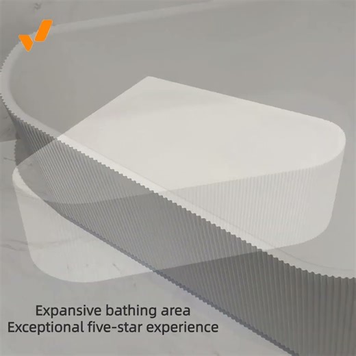 76-Inch Triangular Acrylic Double Soaking Bathtub in Bright White