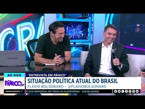 FLÁVIO BOLSONARO AO VIVO NO PÂNICO PARA EXPLANAR SAÚDE DO PAI, PRISÃO E LULA; VEJA ÍNTEGRA