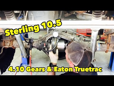 Superduty 4.10 gears and Eaton truetrac install