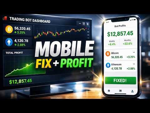 unCoded Trading Bot Update: Neues Dashboard, Mobile Fixes & echte Performance