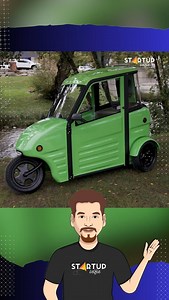 52K views · 620 reactions | This is a three-wheeled electric vehicle designed for the urban jungle. | Startup Selfie | Facebook