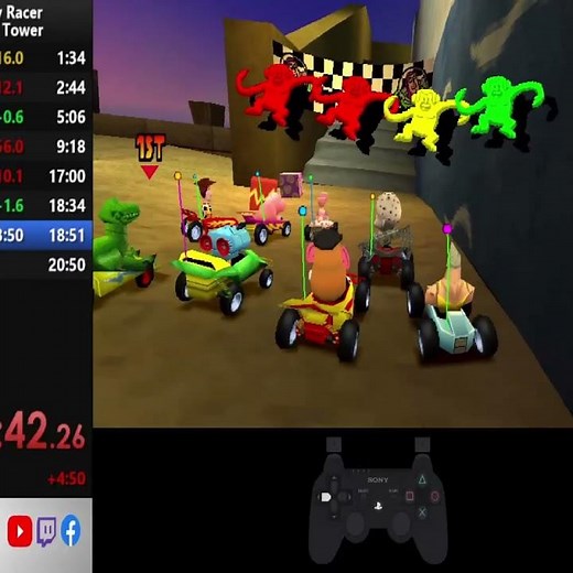 Fastest death in the history - Toy Story Racer