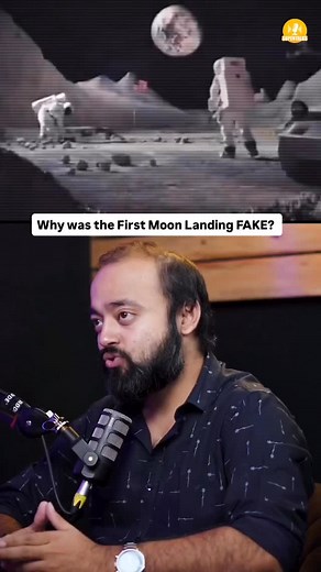 350K views · 10K reactions | Abhishek Kar exposes the dark reality of America and calls the moon landing the greatest lie in human history. Watch the full podcast on YouTube/Episode 131. #interesting #alien #facts #reels | Supertalks by themovingship | Facebook