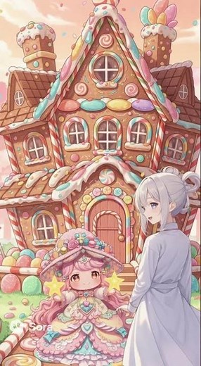 MitarashiPurinさんとアメリアがお菓子の家に訪問しますよ