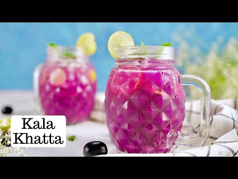 Kala Khatta | Jamun Sharbat Recipe | काला-खट्टा जूस | Homemade Mocktail | Kunal Kapur Recipes