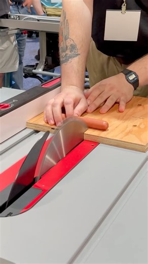 Saw this at the International Builder’s Show - have you seen these saws? It uses technology similar to touch screen on your phone - the instance the blade touches your finger, it completes the circuit to trip the brake to save your finger. From speaking to the rep, there are many first hand accounts of people being saved by this technology. | Thesidingguy