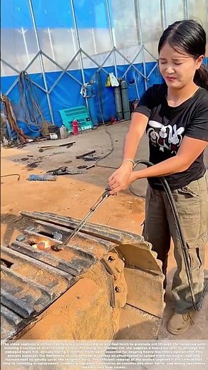 Torching the Track: The Field Repair of Excavator Tracks