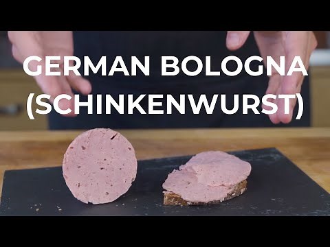 Homemade German Bologna (Schinkenwurst) - Delicious foundation for many cold cuts